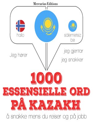 cover image of 1000 essensielle ord på Kasakh